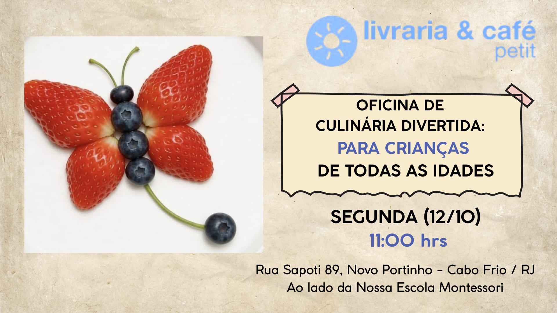 Oficina De Culinária Divertida 11h Cover
