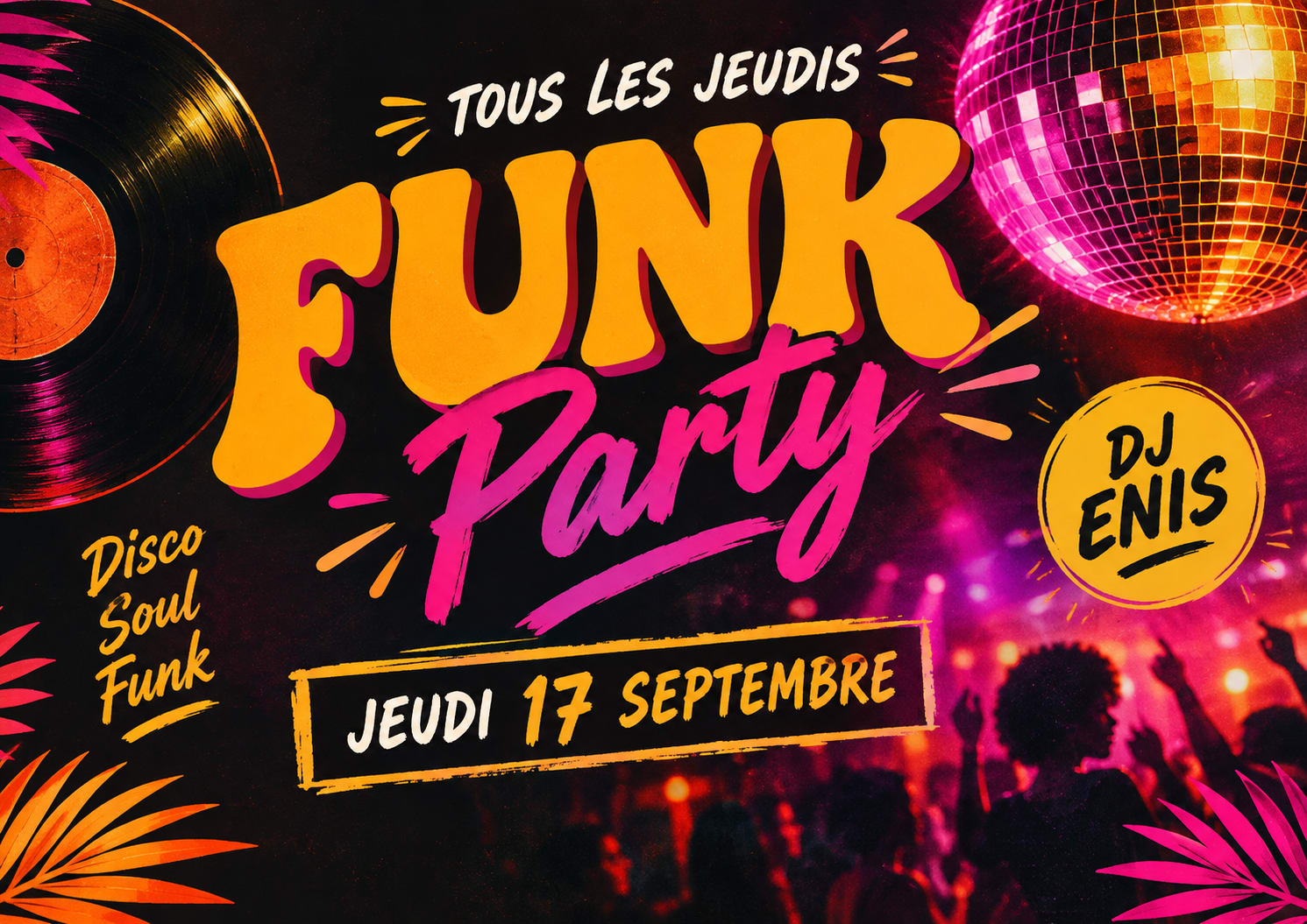 Funk Party Jeudi Cover