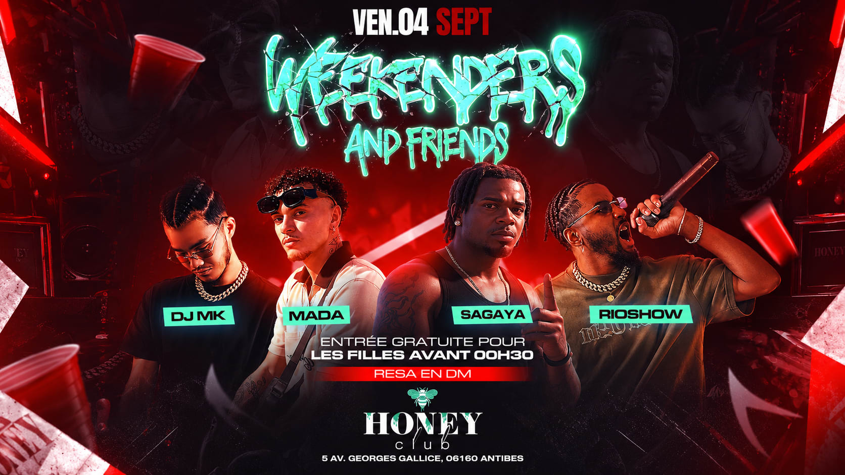 Honey Club : Weekenders Cover