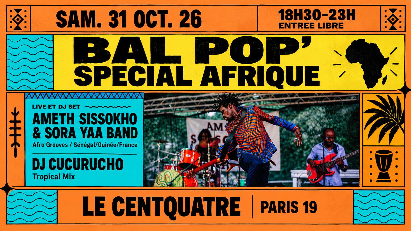 Bal Pop' Du Centquatre Spécial Afrique Avec Ameth Sissokho ! Cover