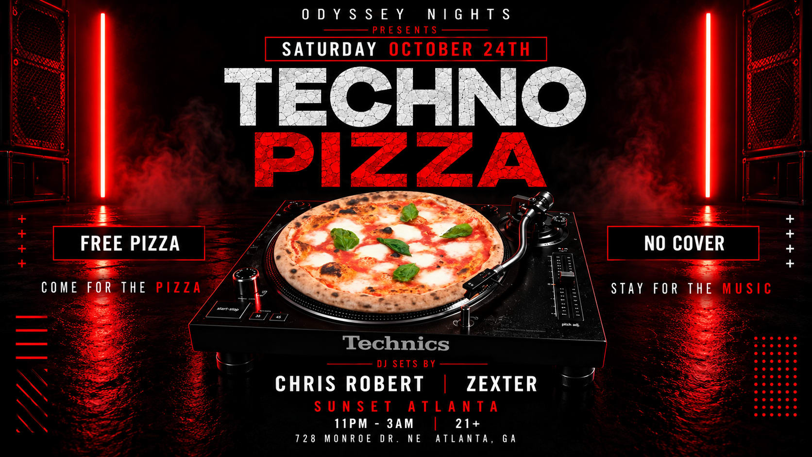 Techno Pizza | Oct 24th Cover