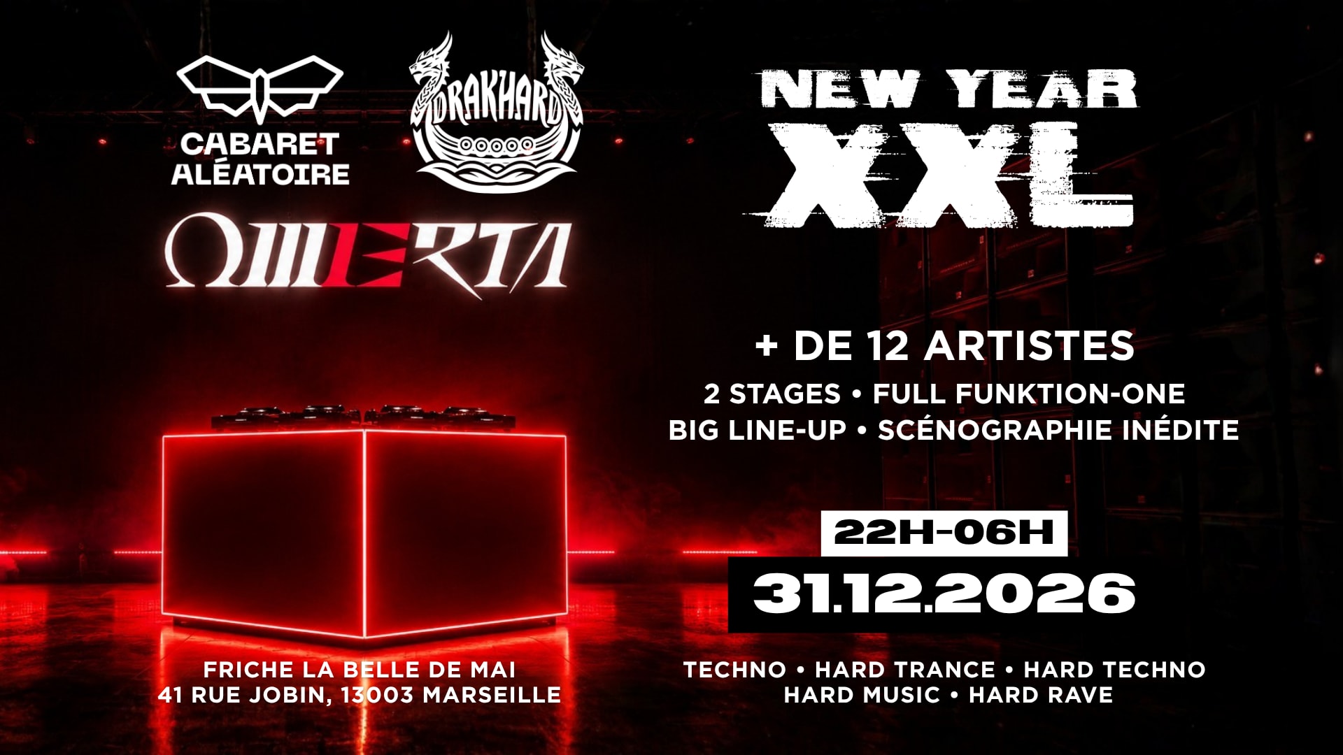 Omerta & Cabaret Aléatoire Présentent : New Year Xxl Act II Cover