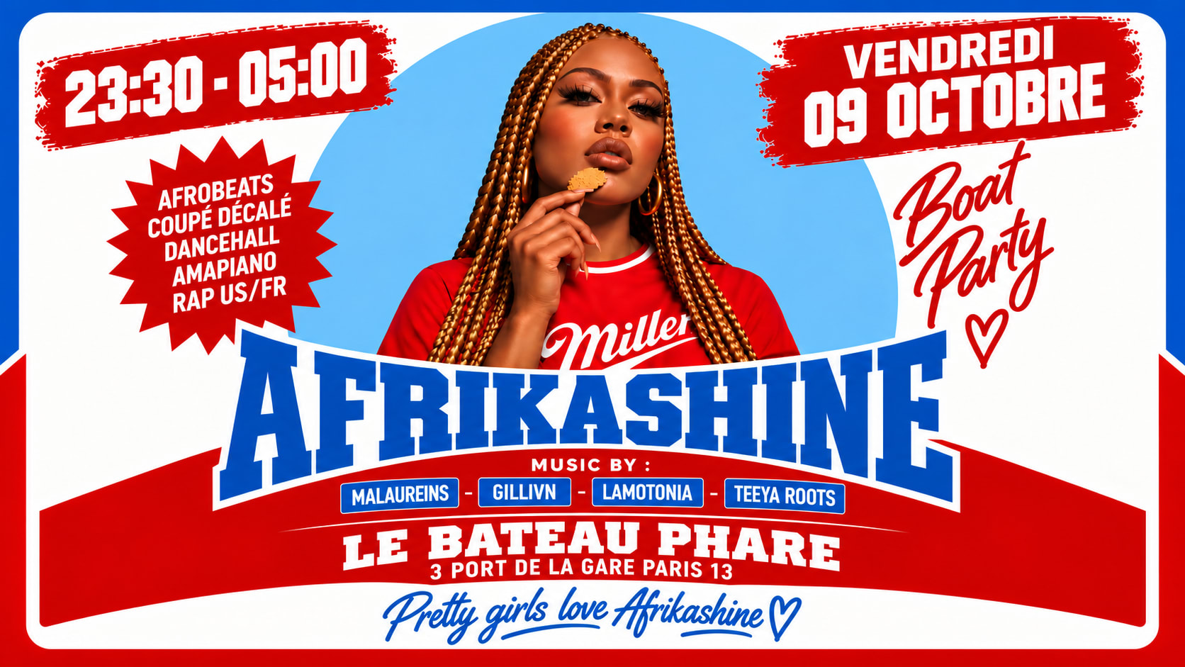 Afrikashine : Boat Party Afro Cover