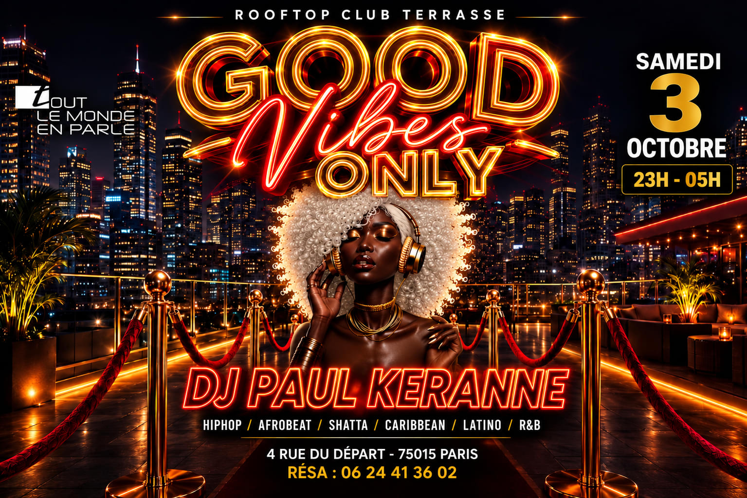 Good Vibes Only Club ,Hiphop,Afrobeat,Latino Cover