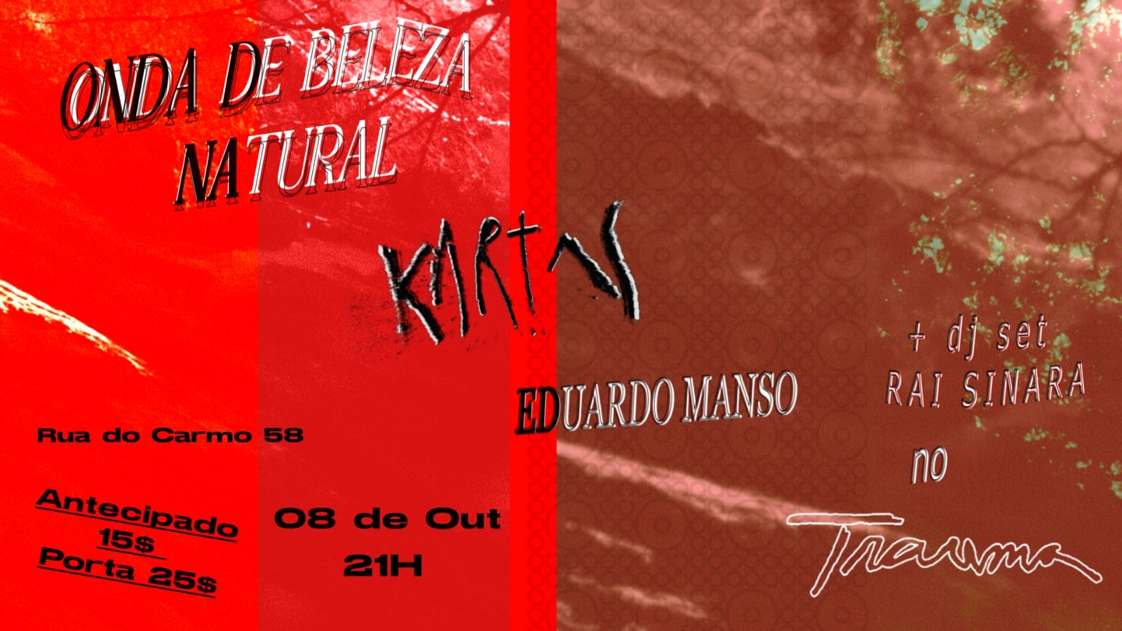 Onda De Beleza Natural,  Kartas, Eduardo Manso E Rai Sinara Cover