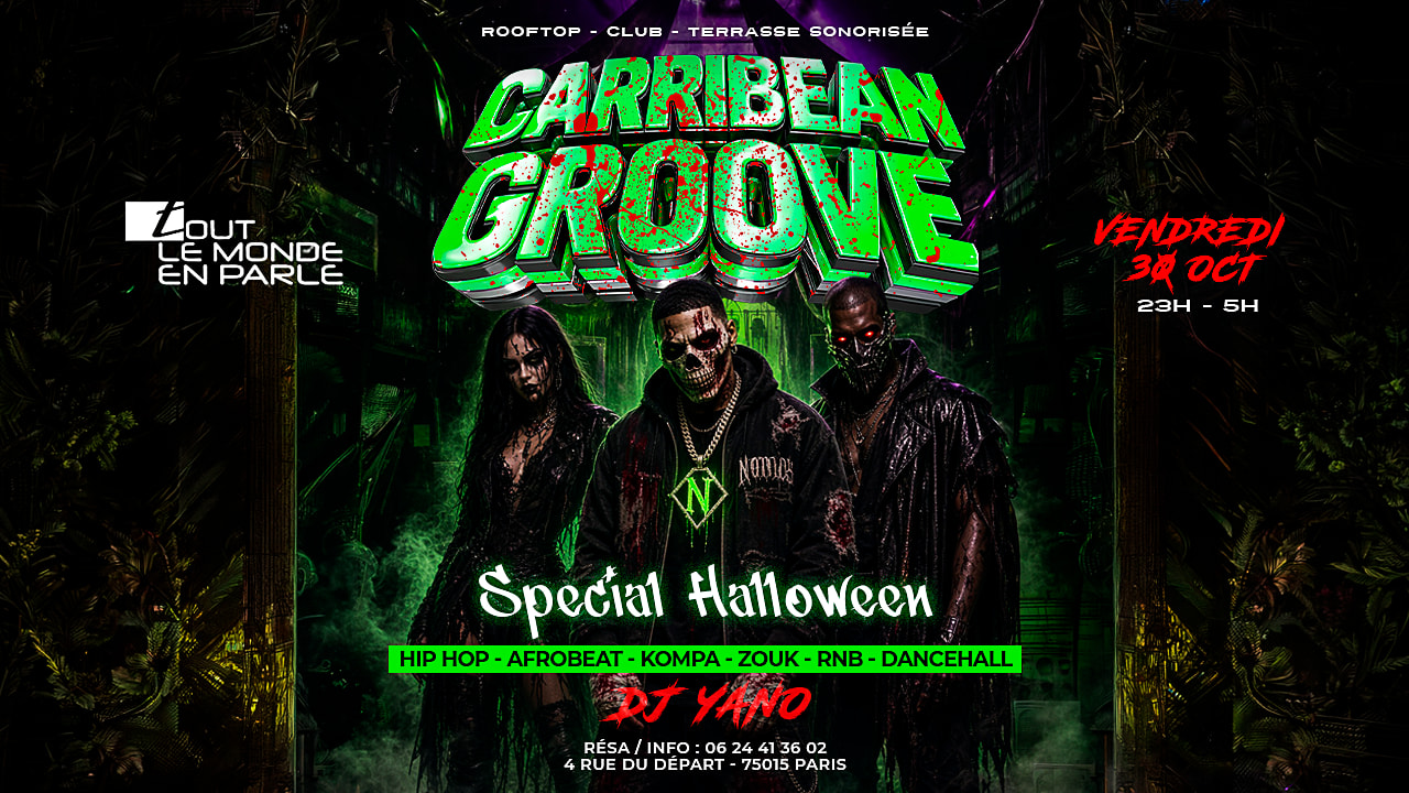 Caribbean Groove Speciale Halloween  (Afterwork & Club Cover