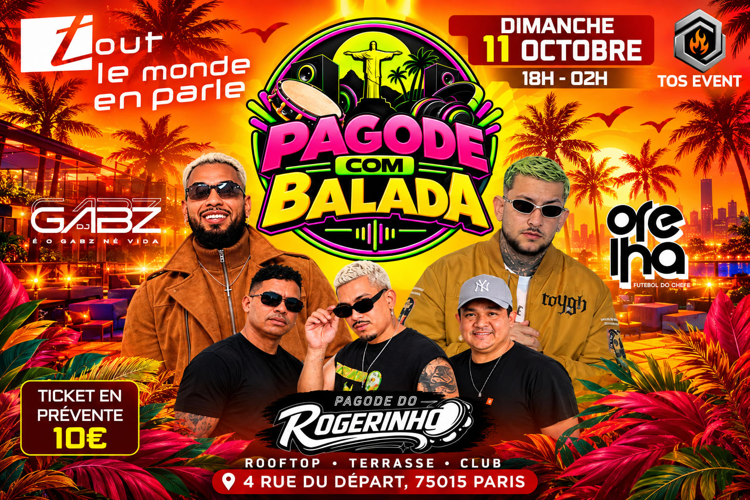 🔥🇧🇷 🌴 Pagode Com Balada Act 2 Soiree Bresilienne Cover
