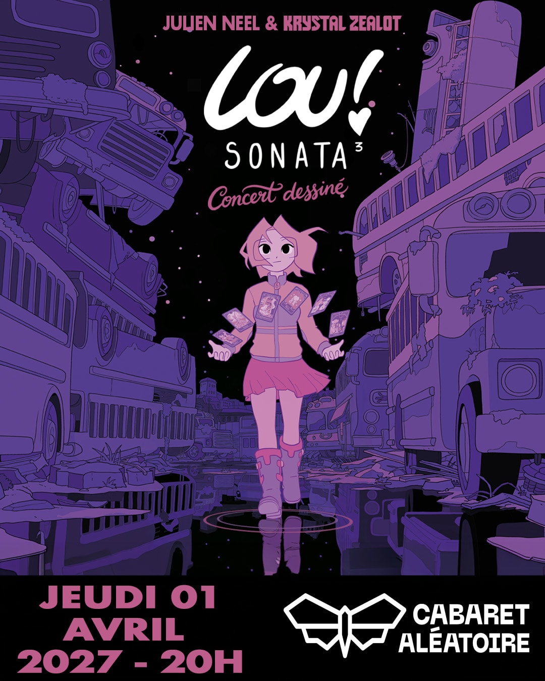 "Lou ! Sonata 3-Concert Dessiné" Cover