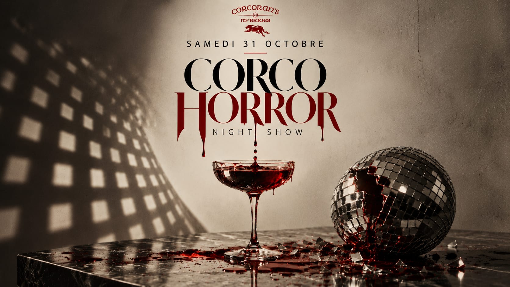 Corco Horror — Halloween Party Corcoran’S Sacré-Cœur Cover
