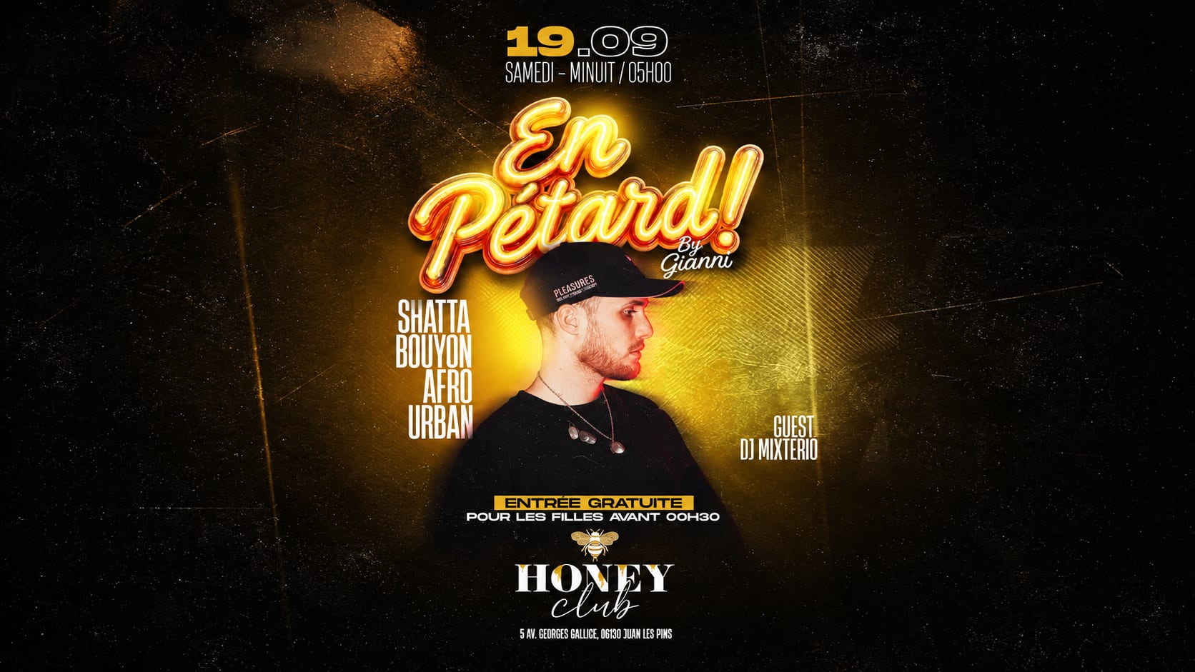 Honey Club : Gianni En Pétard Cover