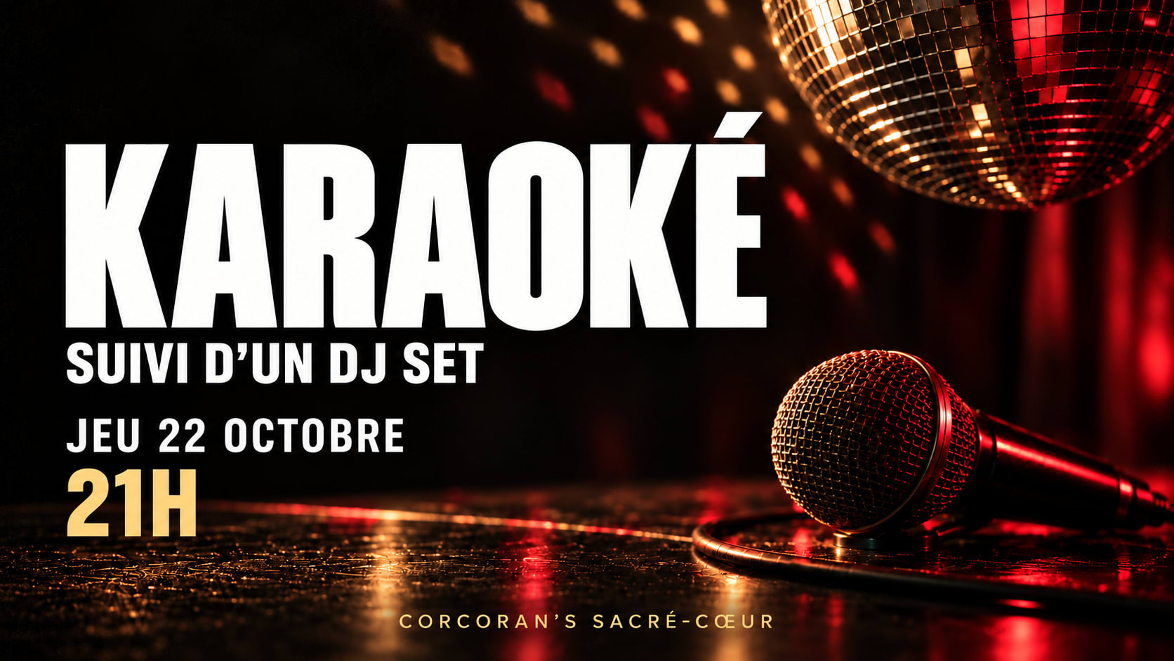 Karaoké & Dj Set - 22.10 Cover