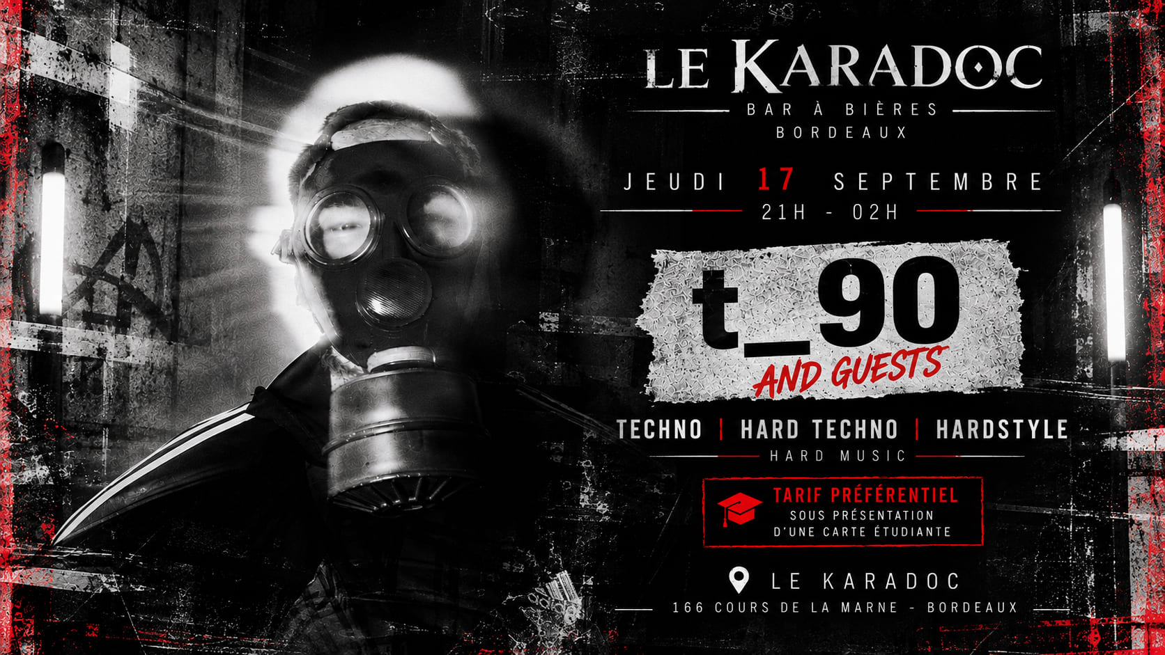 T_90 And Guest Hard Music Night Cover