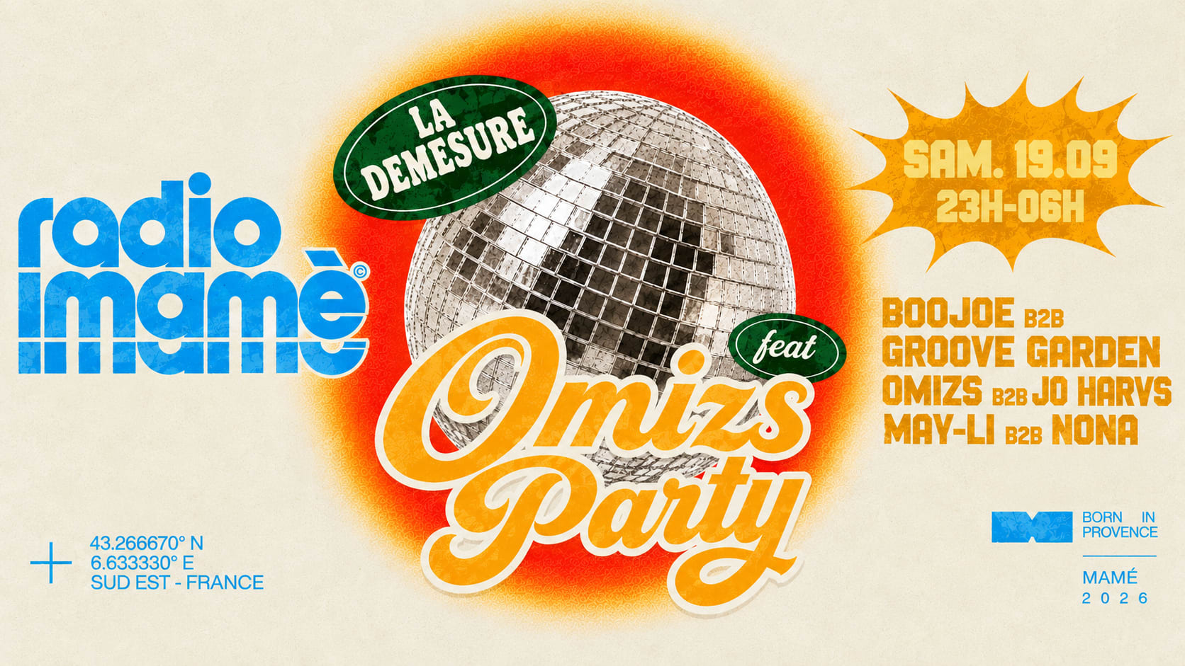 Radio Mamè X Omizs Party Cover