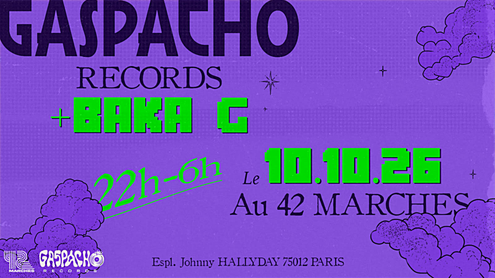 Gaspacho Records Invite Baka G Cover