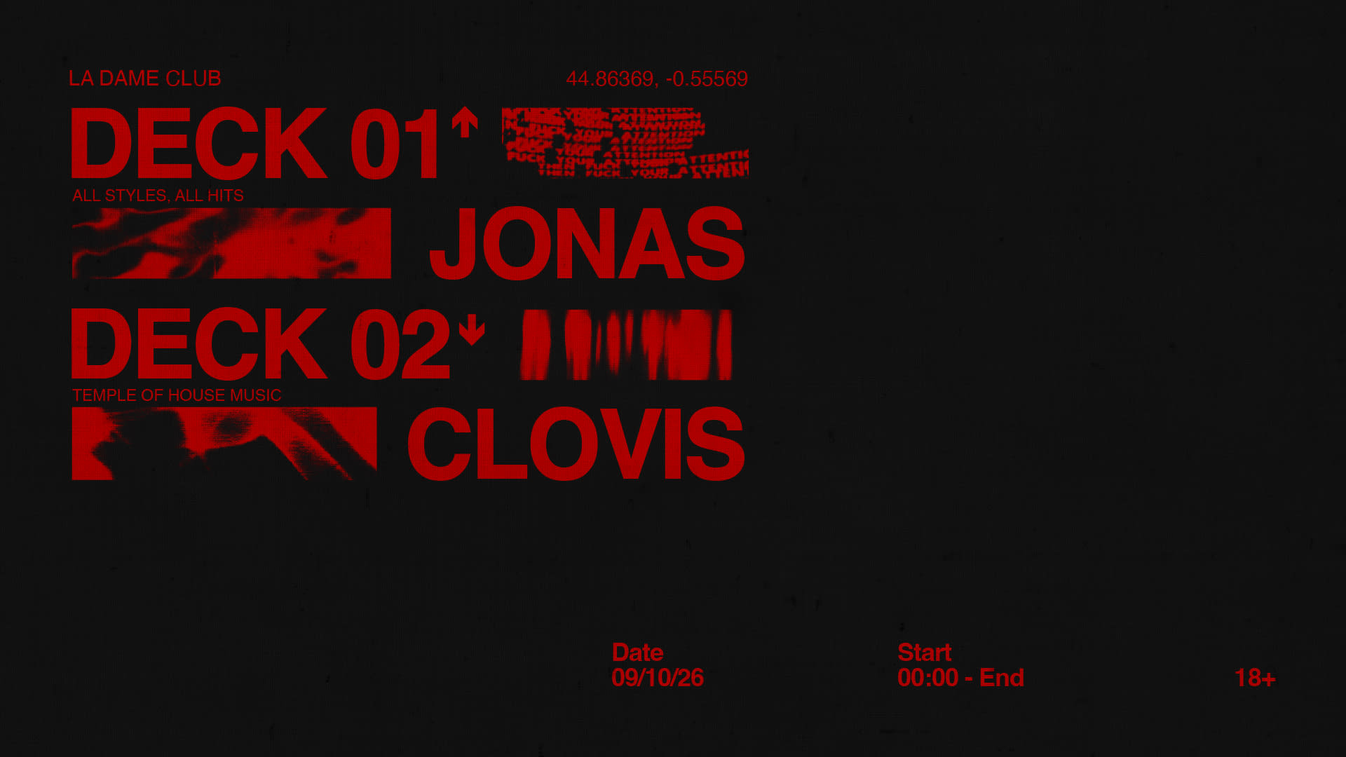 La Dame // Ven 09 Oct // Jonas - Clovis Cover