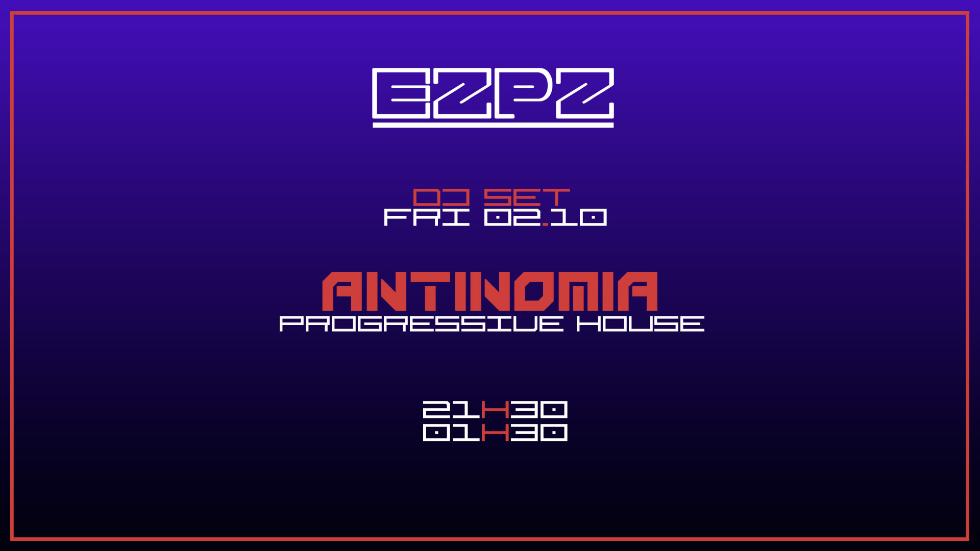 Antinomia @ Ezpz Cover