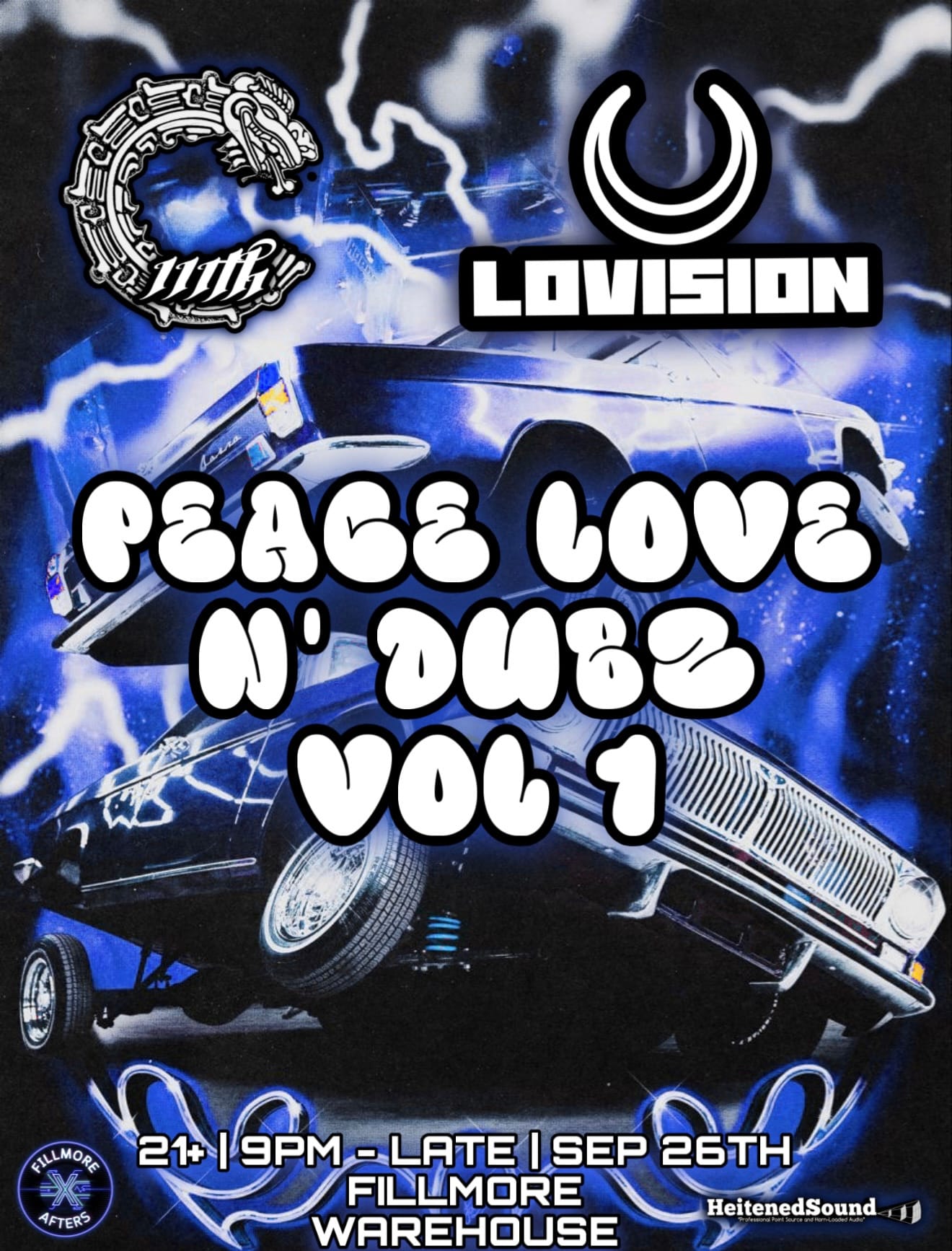 Lovision X 111th Ave Presents - Peace Love N' Dubz Cover