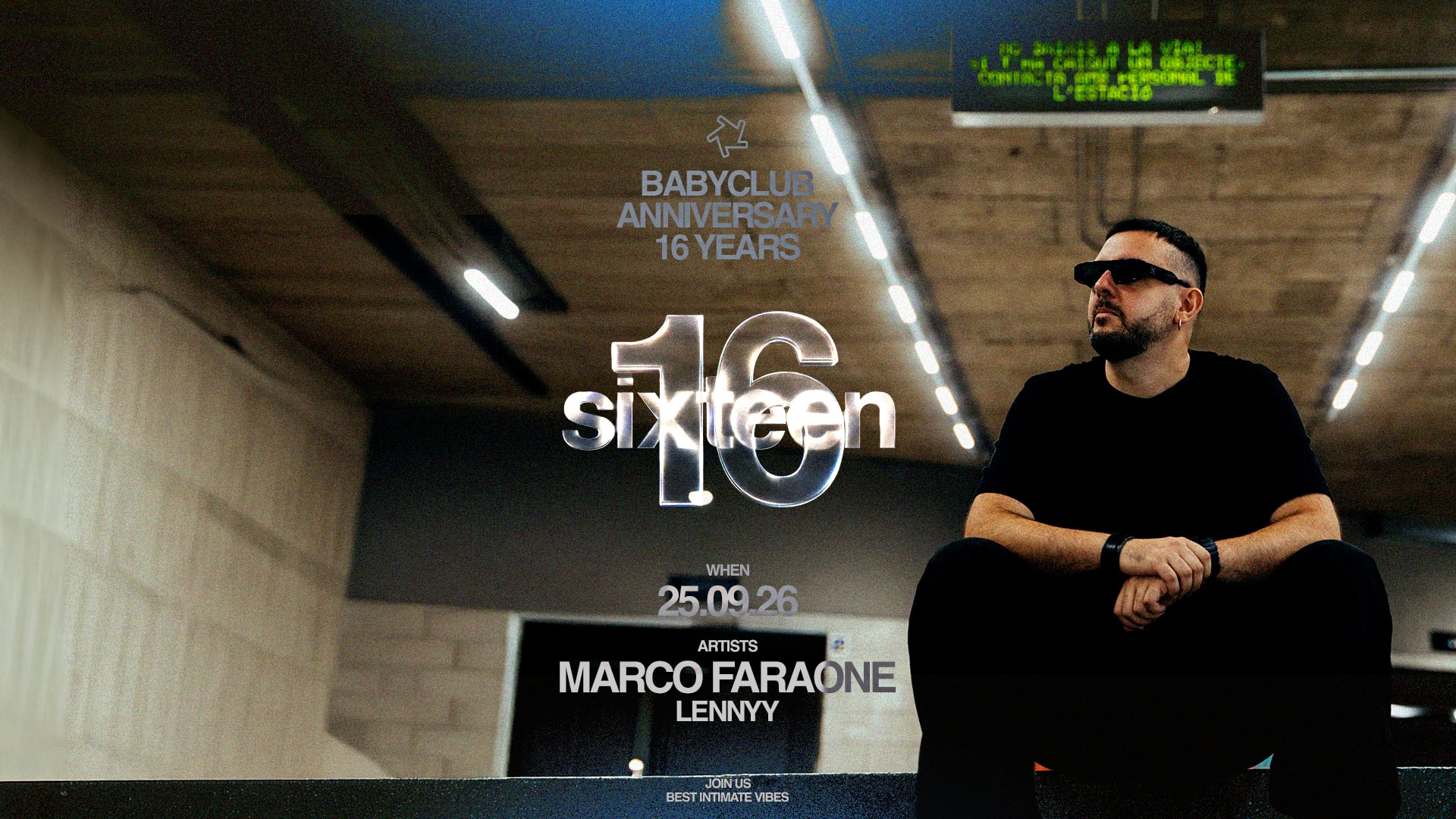 Baby Anniversary 16 Years : Marco Faraone + Lenny Cover