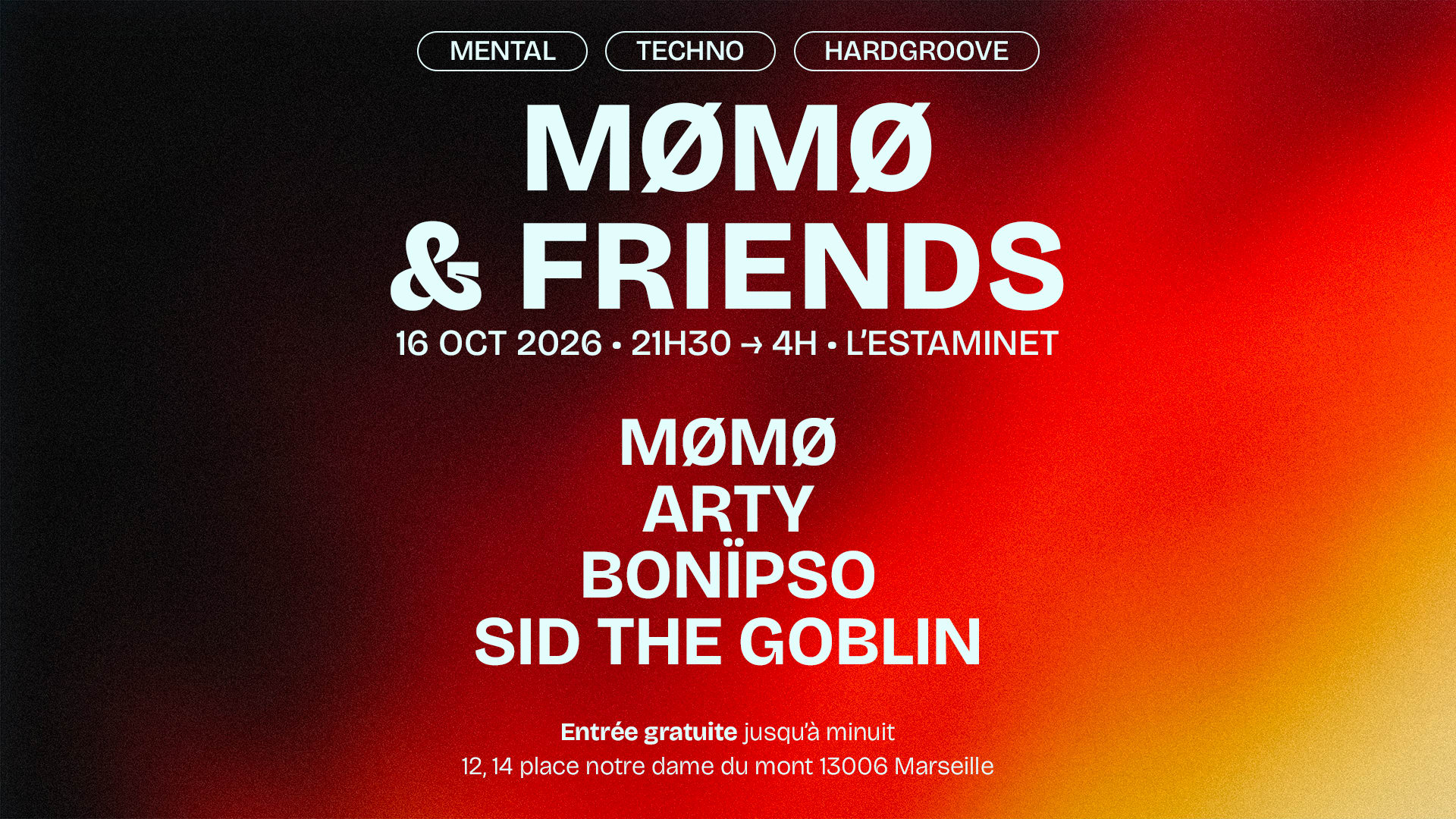 Mømø & Friends - Estaminet Club Cover