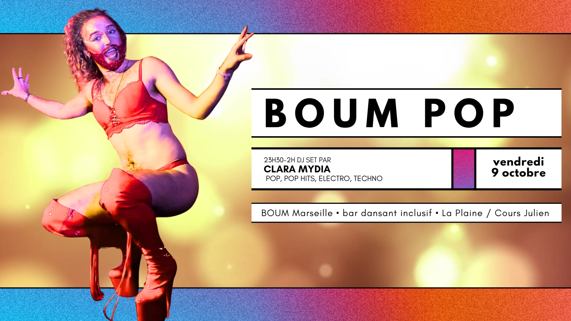 Boum Pop - Dj Sets Par Clara Mydia Cover