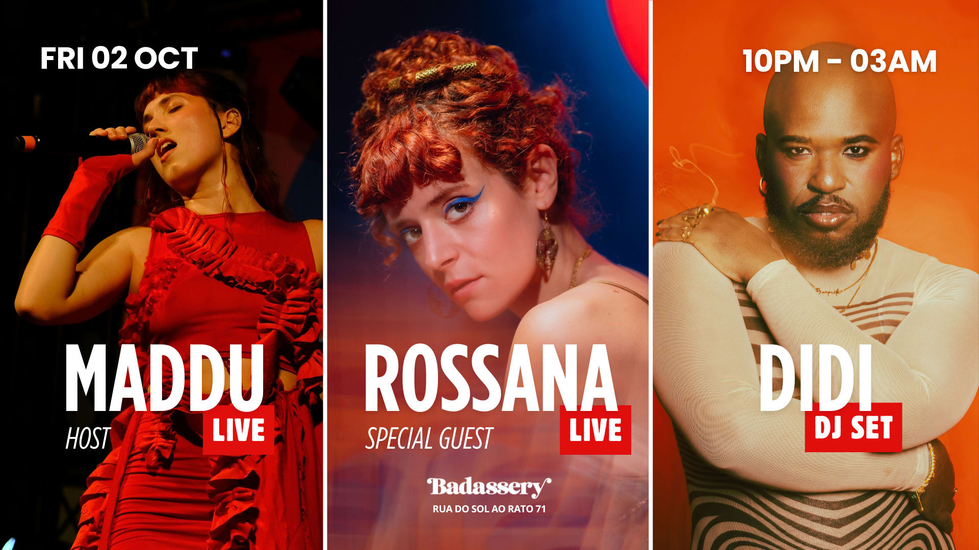Maddu X Rossana X Didi X Badassery Cover