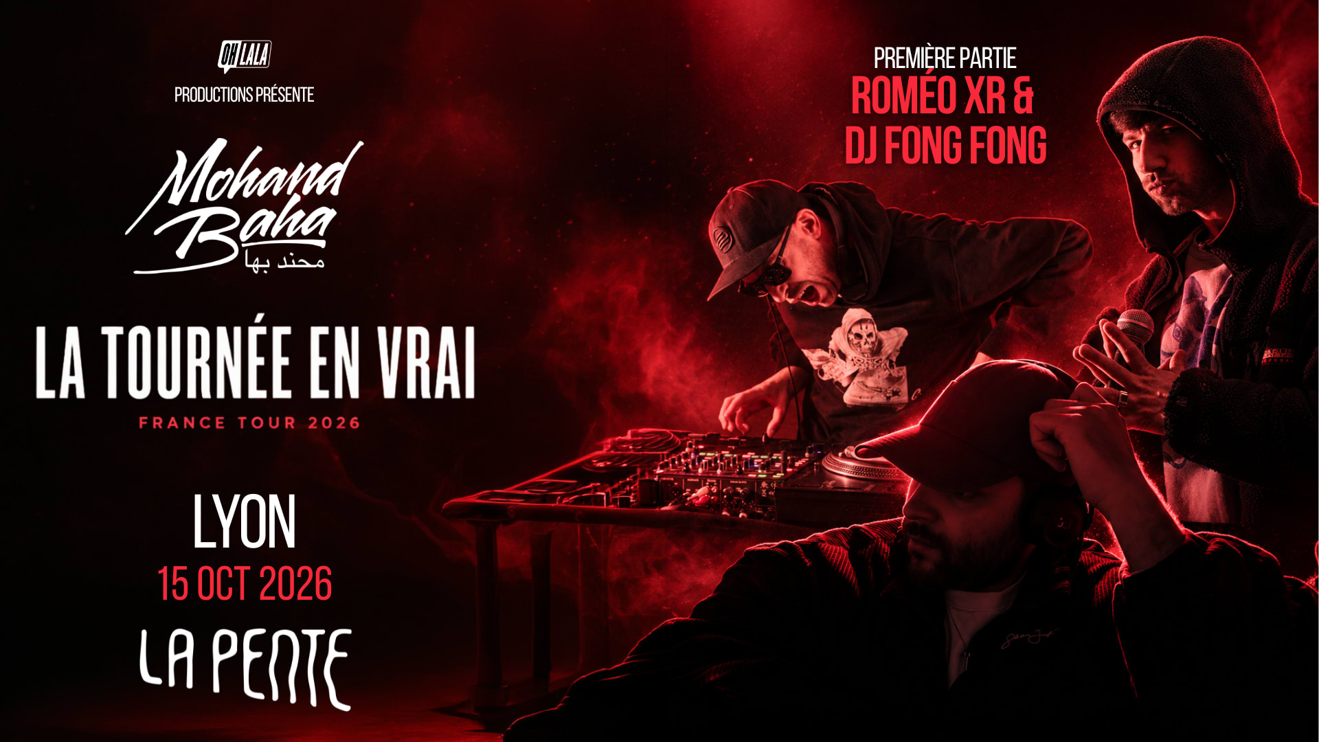Mohand Baha + Romeo Xr Ft Dj Fong Fong - Lyon - La Pente Cover