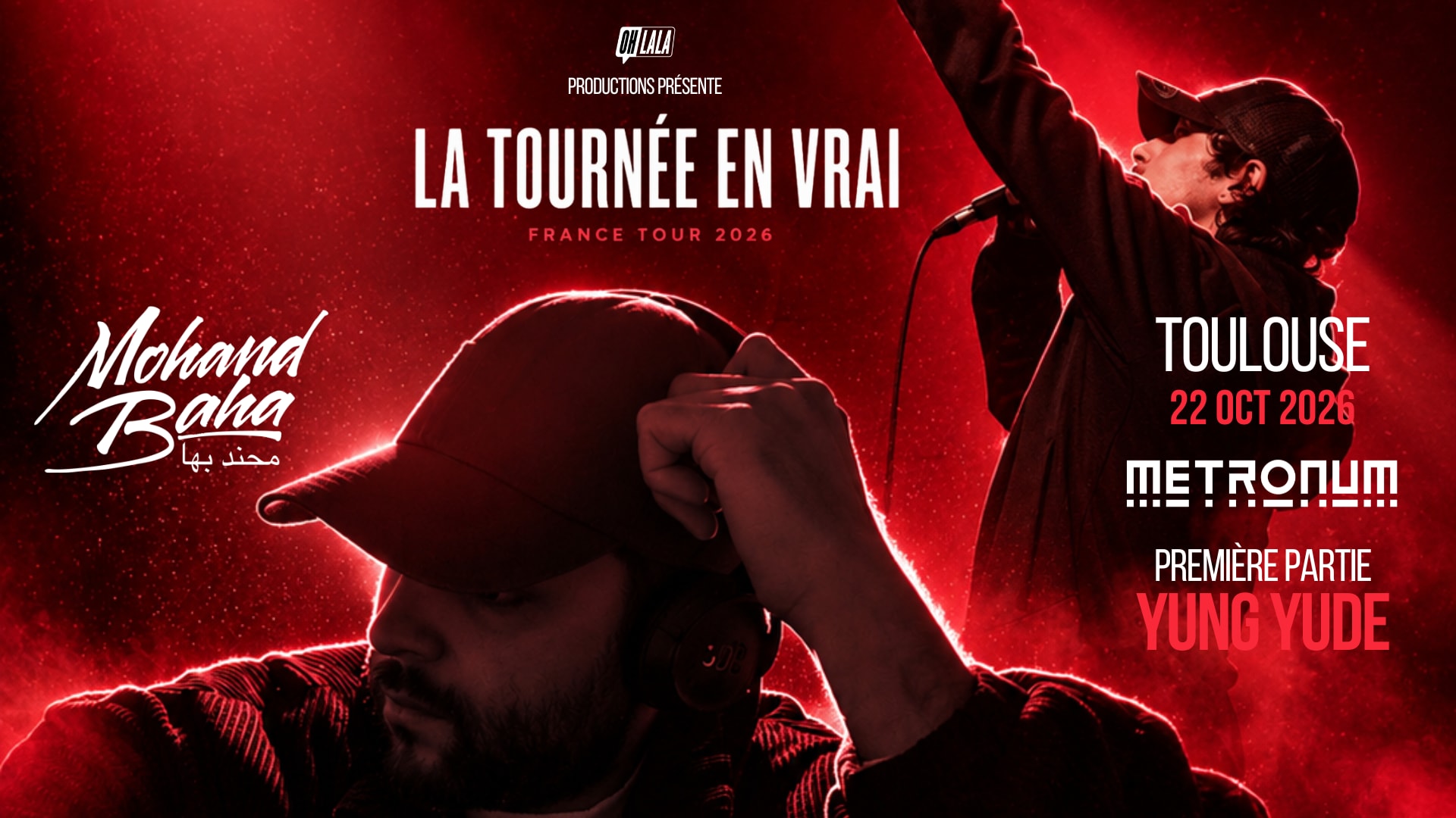 Mohand Baha + Yung Yude - Toulouse - Le Metronum Cover