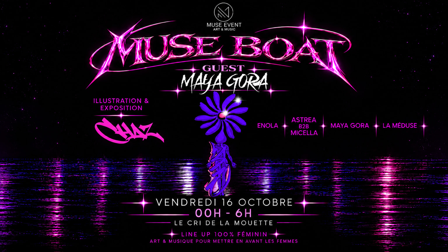 Muse Boat - Muse Event Art & Music Cover