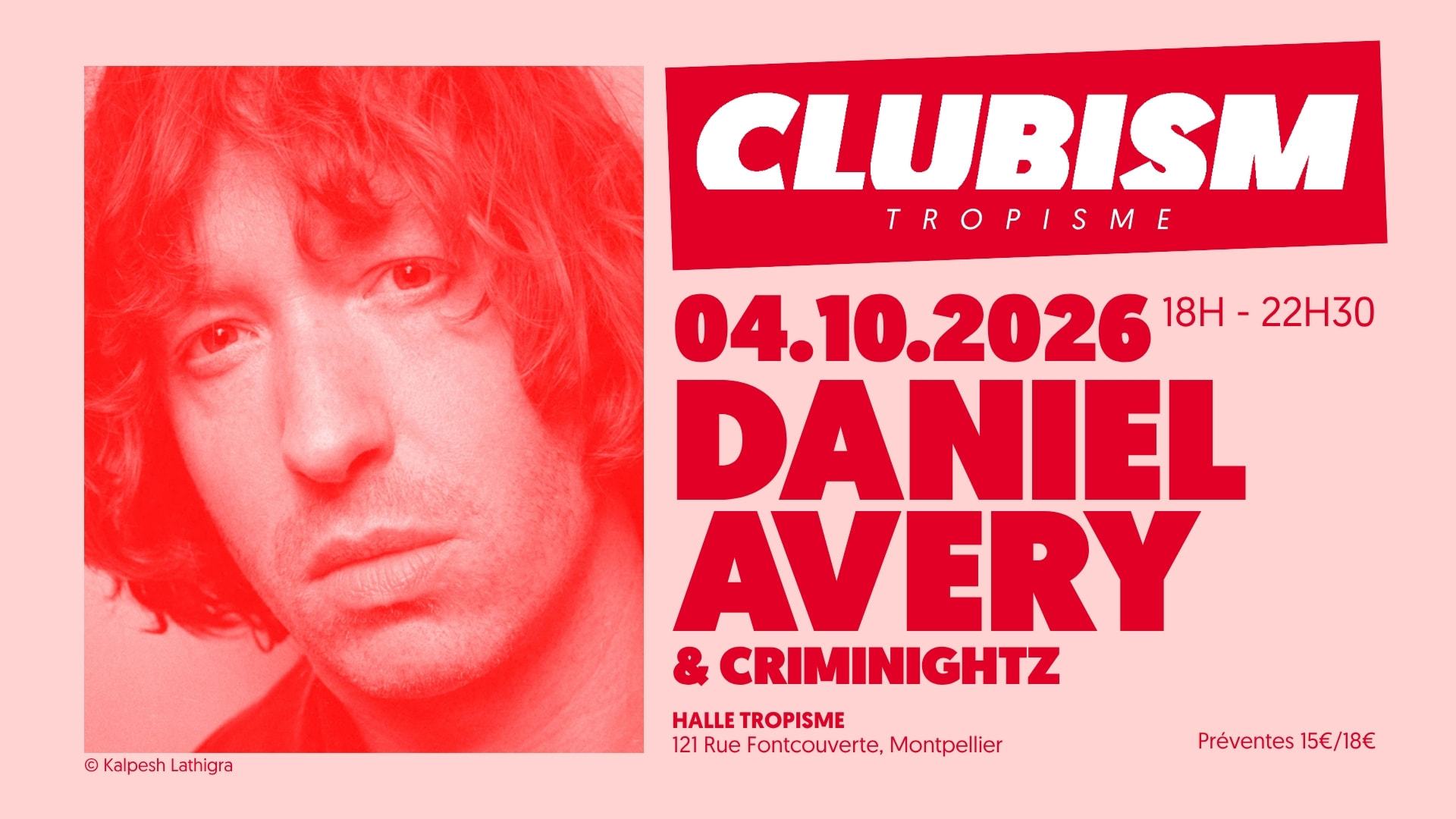 Clubism - Daniel Avery & Criminightz - 04.10.2026 Cover