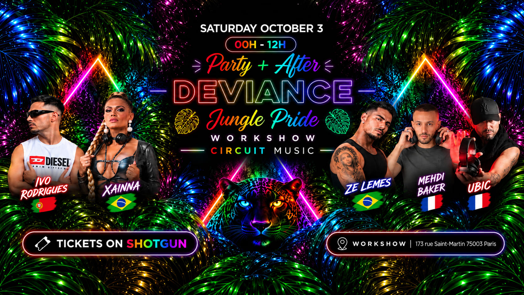Deviance Paris Pride Party + After Cover
