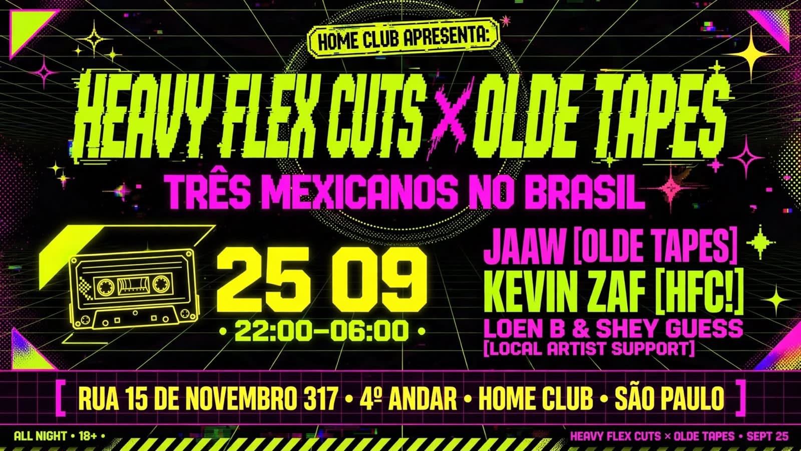 Home Club Apresenta: Heavy Flex Cuts X Olde Tapes Cover