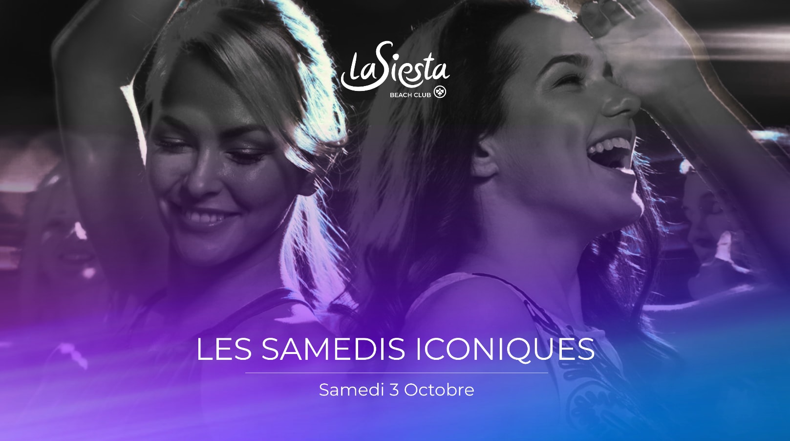 Les Samedis Iconiques - La Siesta Beach Club Cover