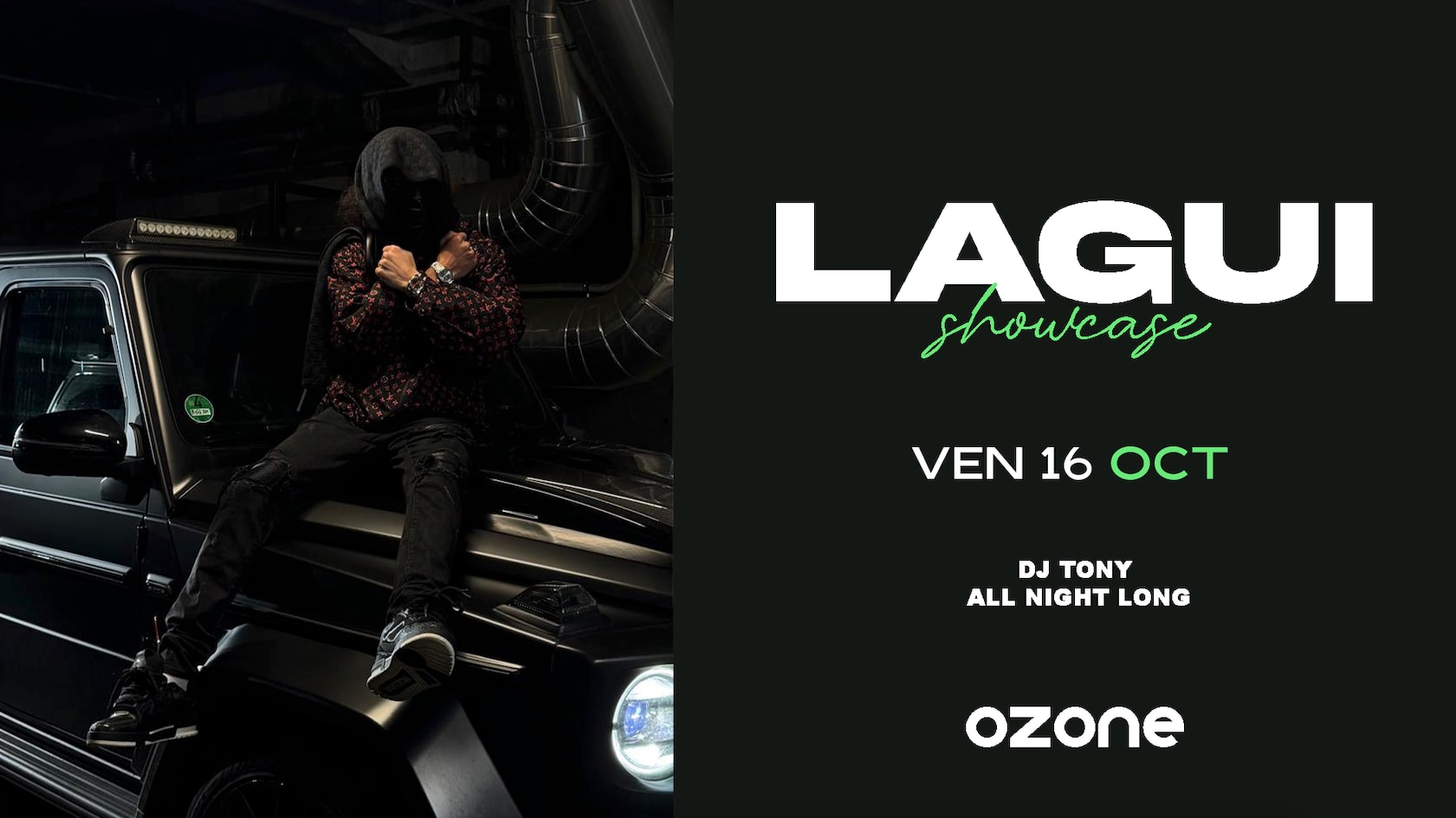 Lagui Showcase / Ven 16.10 / Ozone Cover