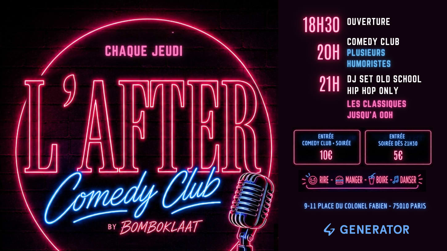 🎤 L’After Comedy Club #2 Cover