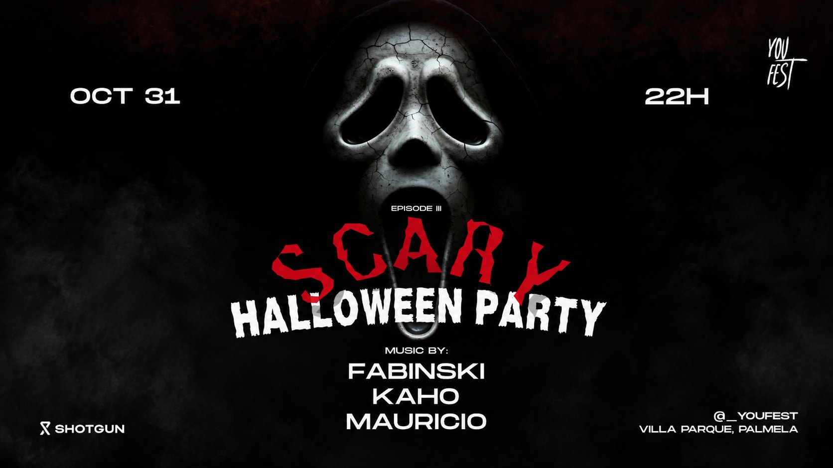 Youfest Scary Halloween Party Cover
