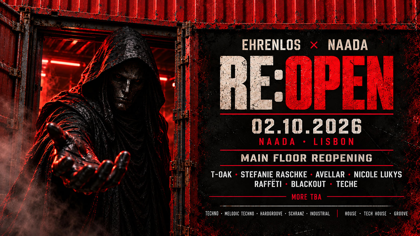 Ehrenlos X Naada Presents: Re:Open Cover