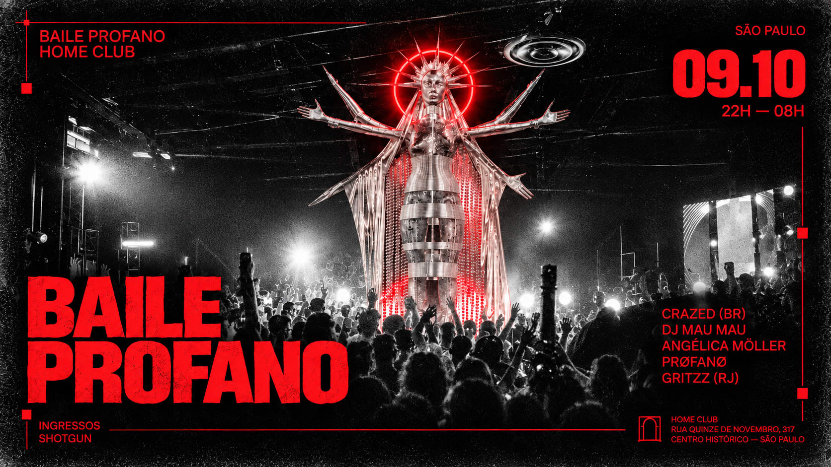 Baile Profano No Home Club Cover