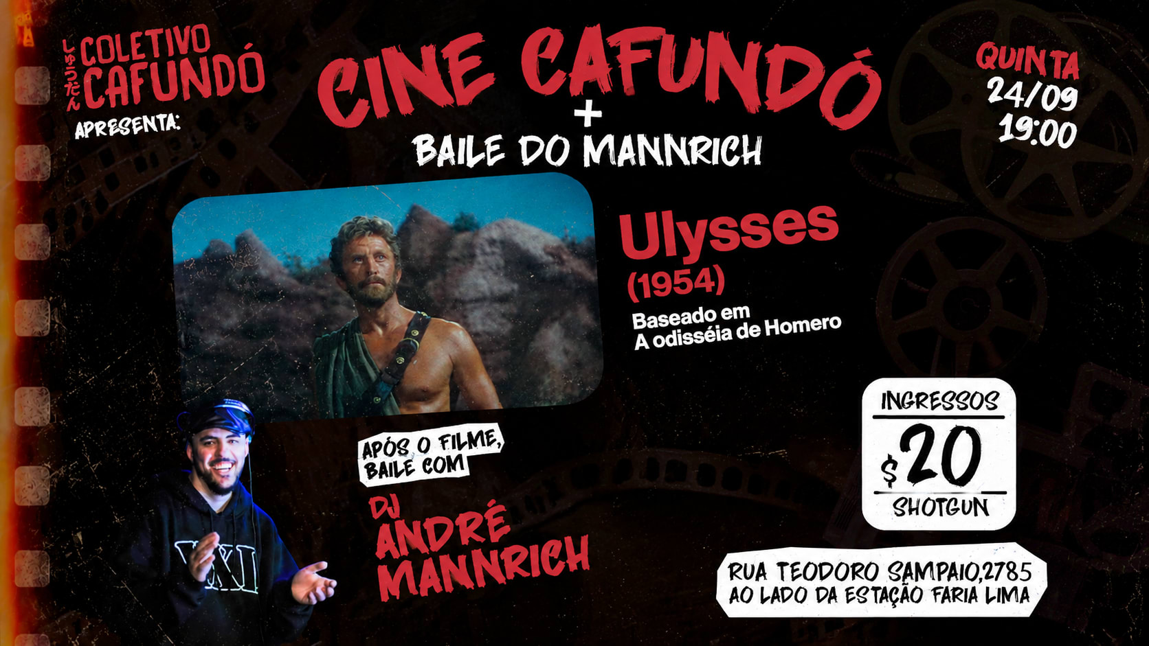 Cine Cafundó + Baile Do Mannrich 24/09 Cover