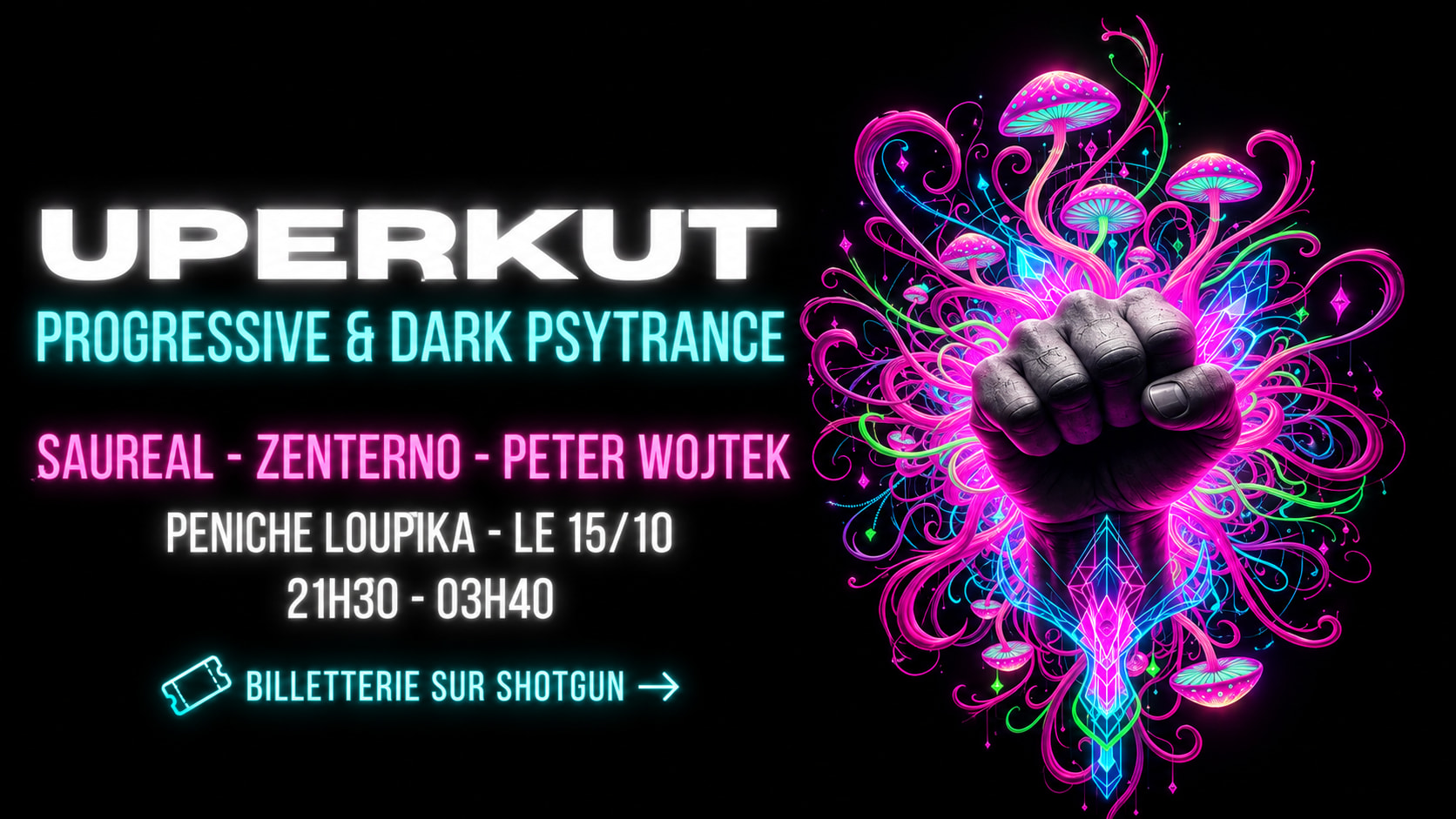 Uperkut - Progressive To Dark Psytrance Cover