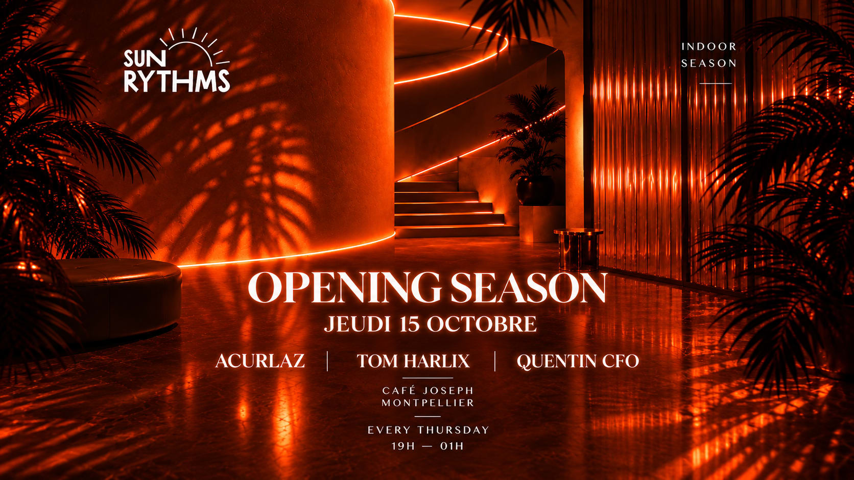 Sun Rythms : Opening Season 2 - Café Joseph Cover
