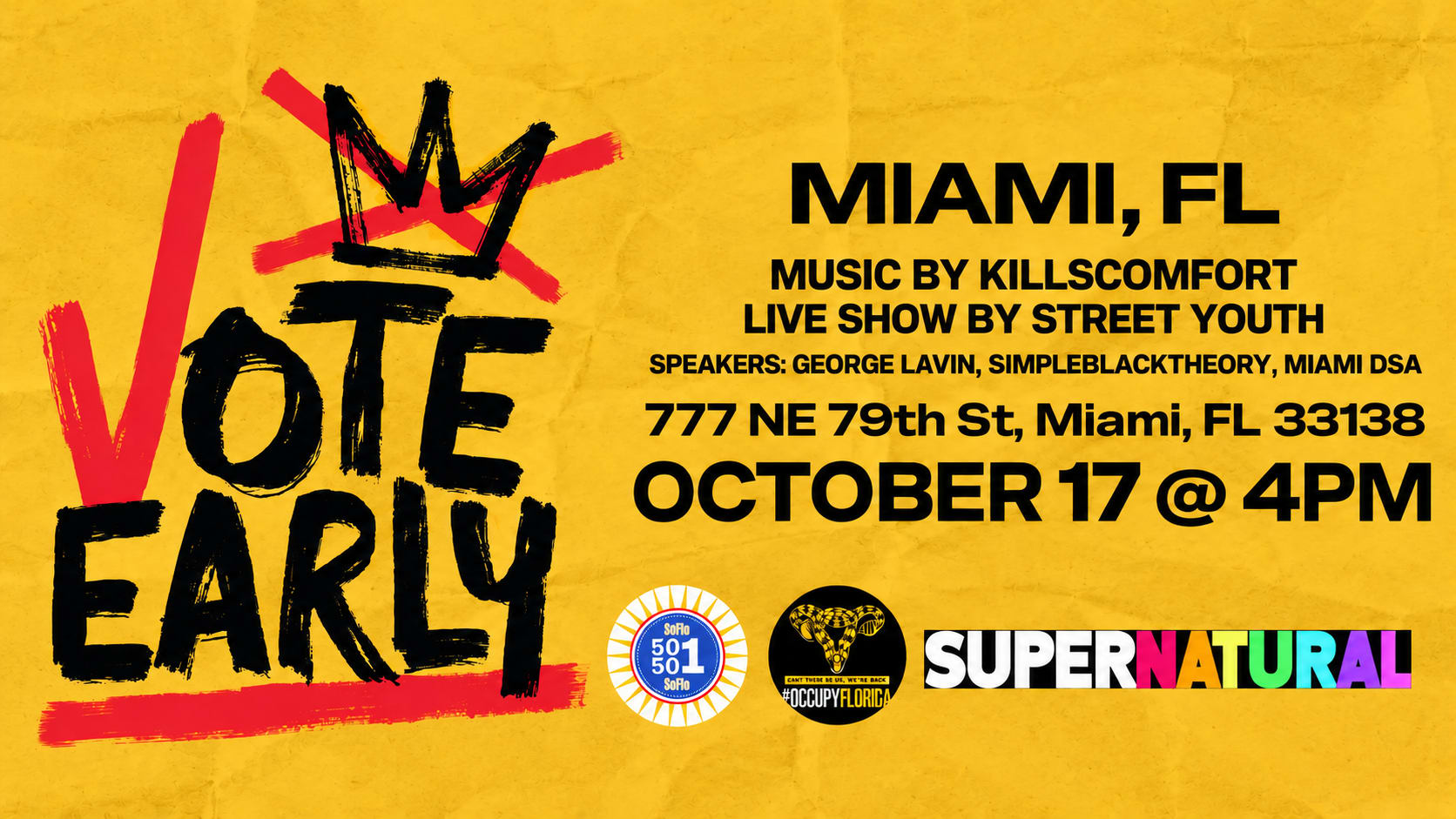 No Kings: Vote Early! Cover