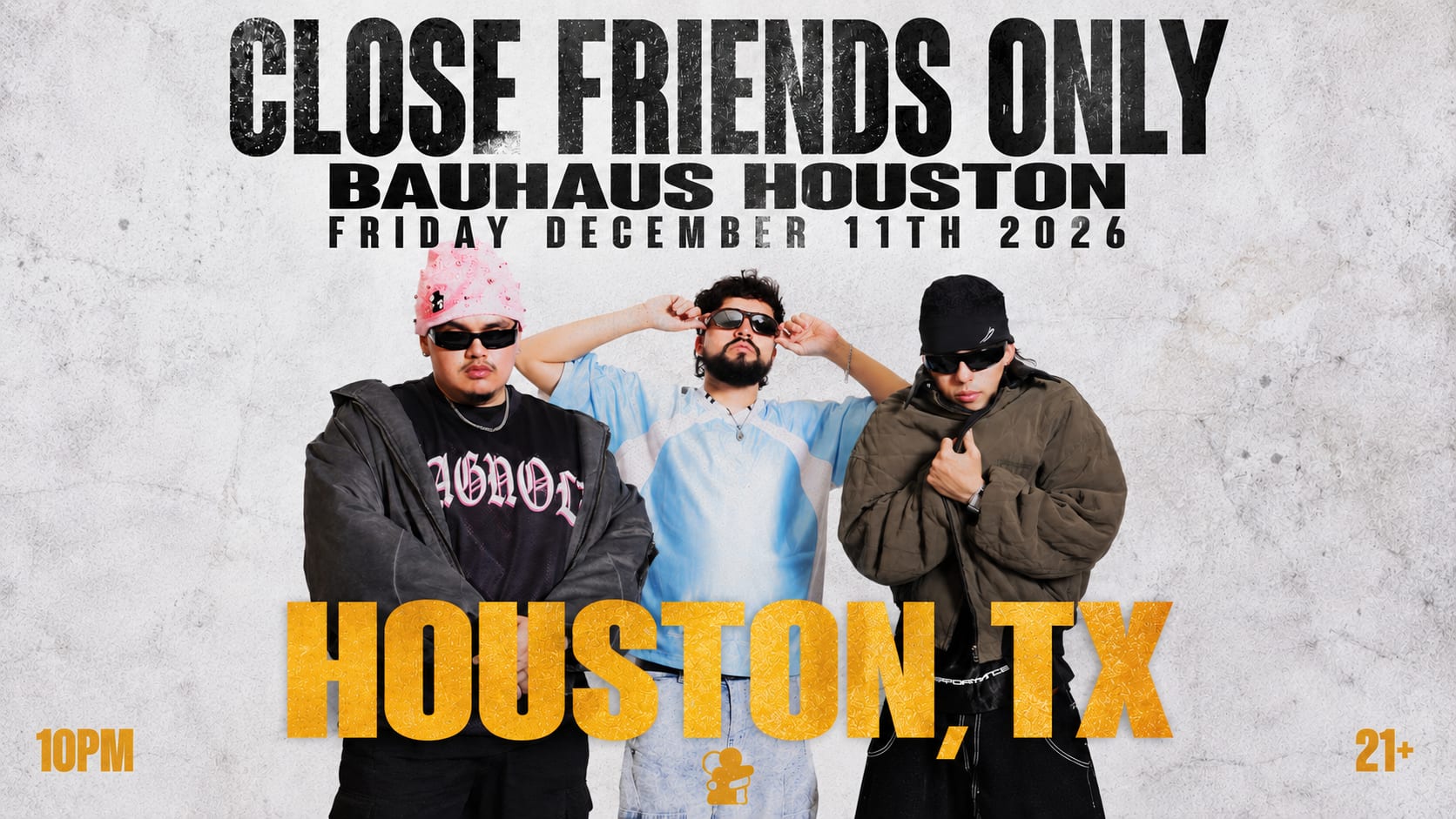 Close Friends Only: Winter Tour Cover