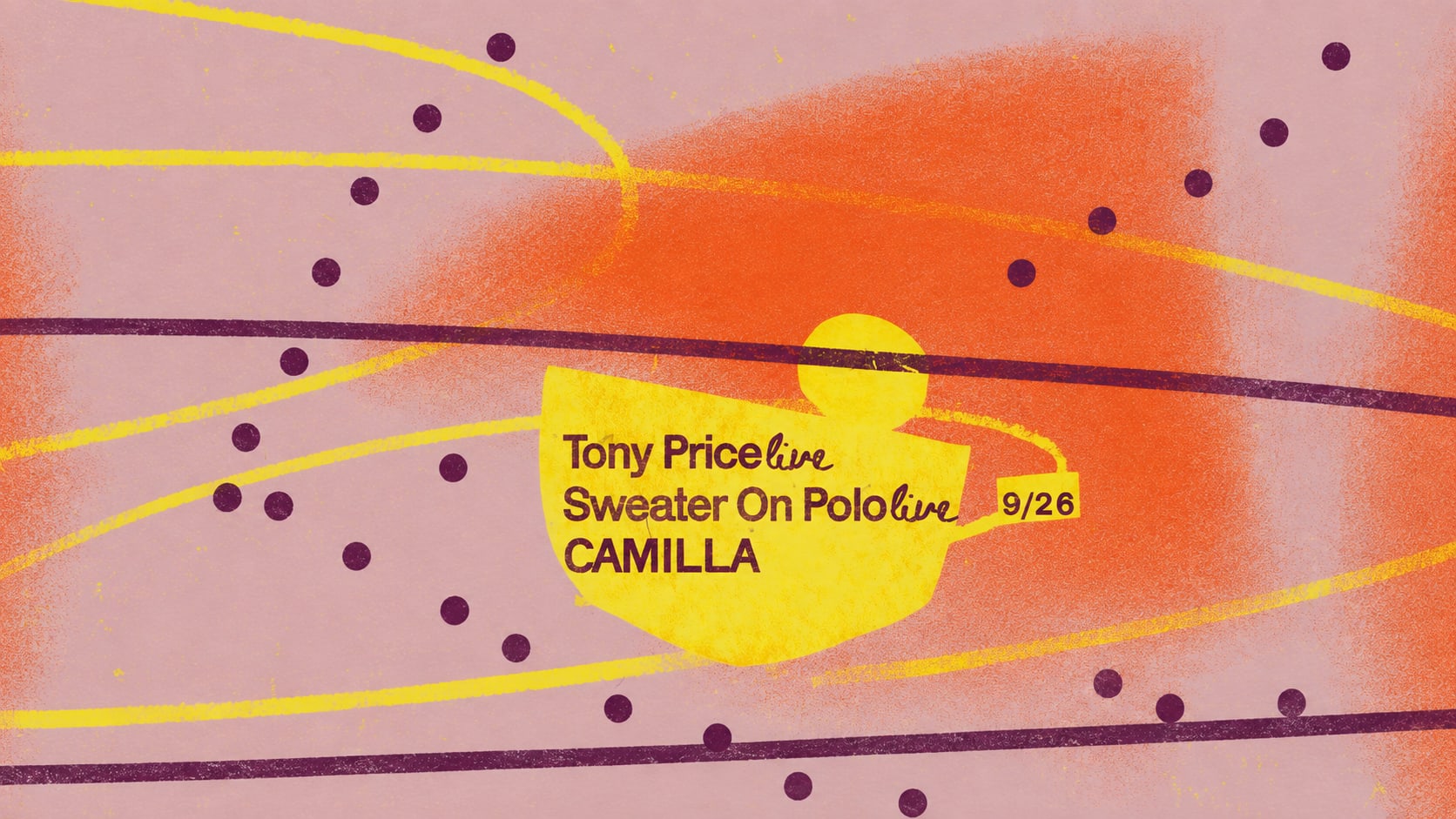 Tony Price (Live), Sweater On Polo (Live) & Camilla Cover