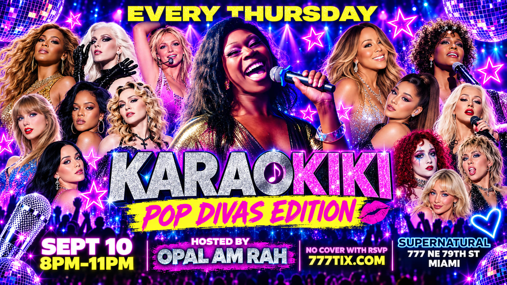 Karaokiki Happy Hour: Pop Divas Edition Cover