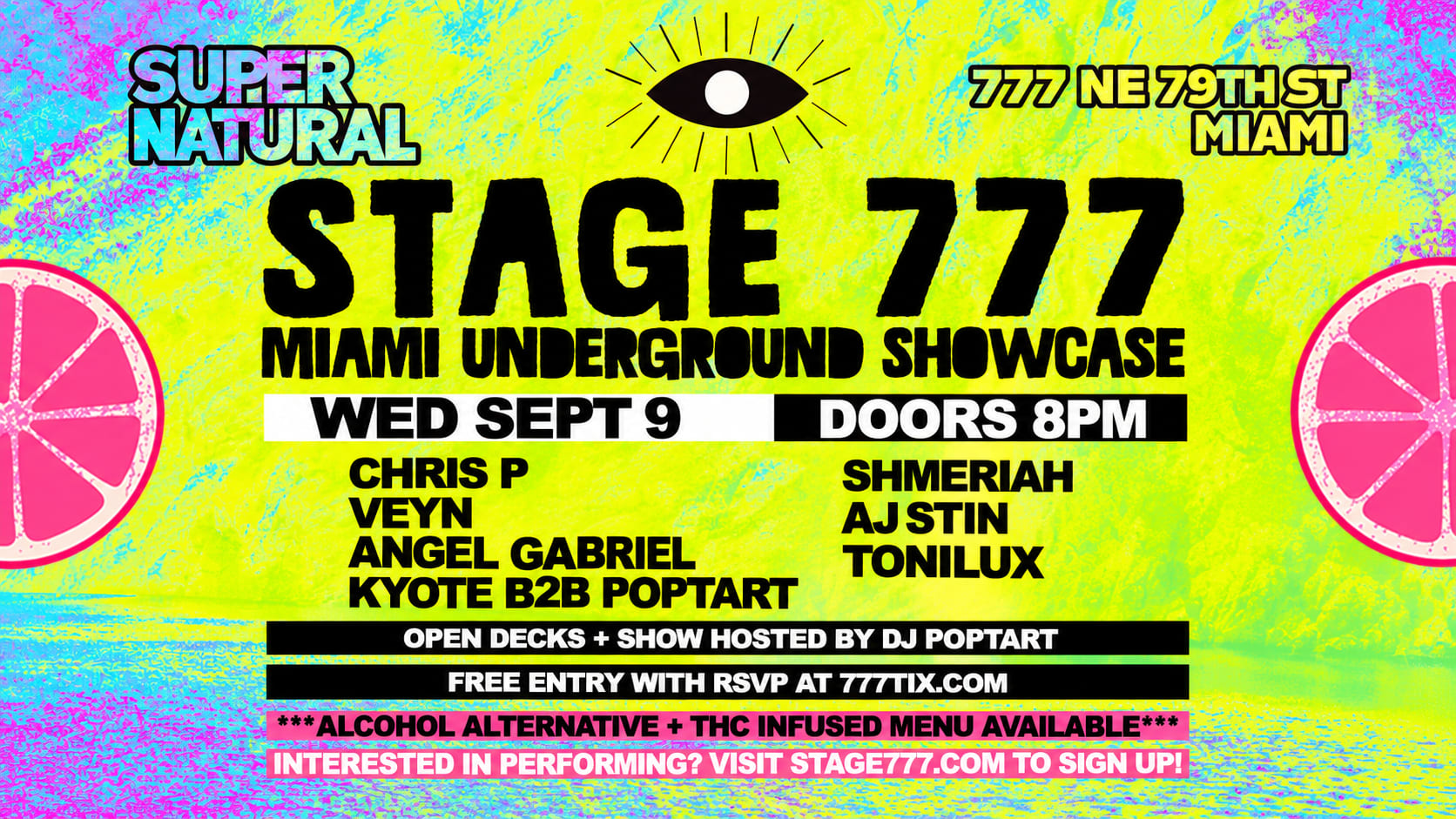 Stage 777: Miami Underground Showcase Cover