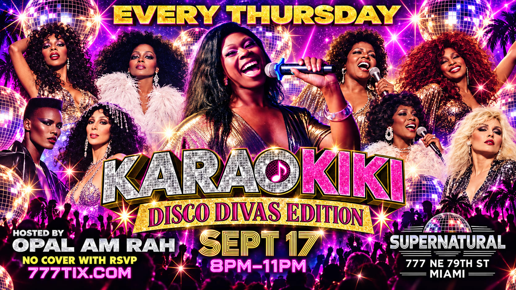 Karaokiki Happy Hour: Disco Divas Edition Cover