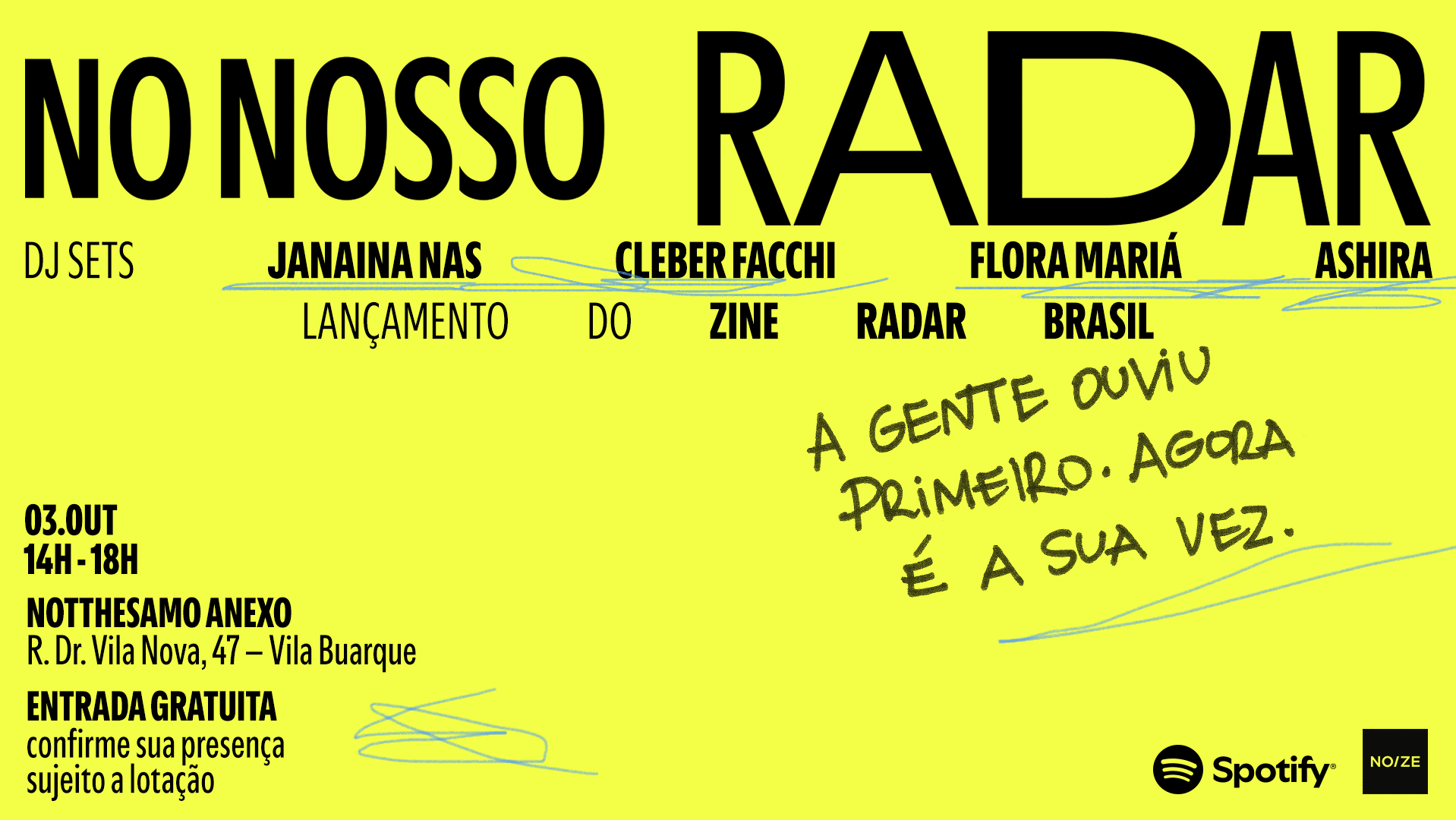 No Nosso Radar - Spotify Cover