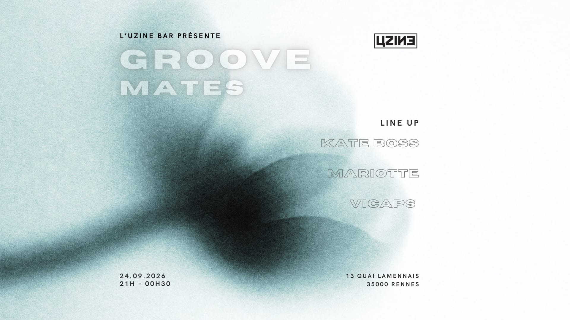 Uzine Bar : Groove Mates W/ Vicaps, Mariotte, Kate Boss Cover