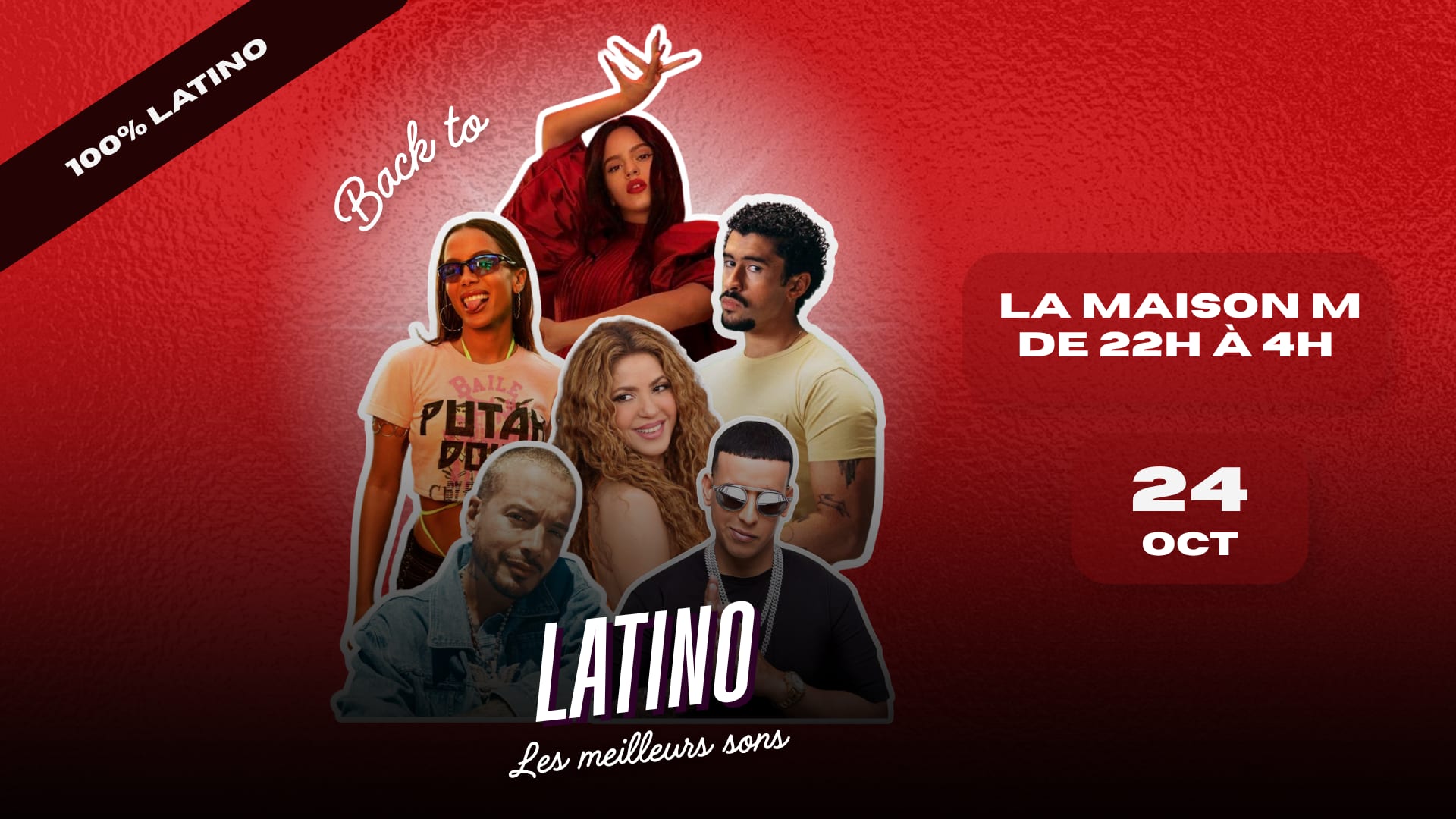 Back To Latino : Le 24 Octobre À La Maison M Cover