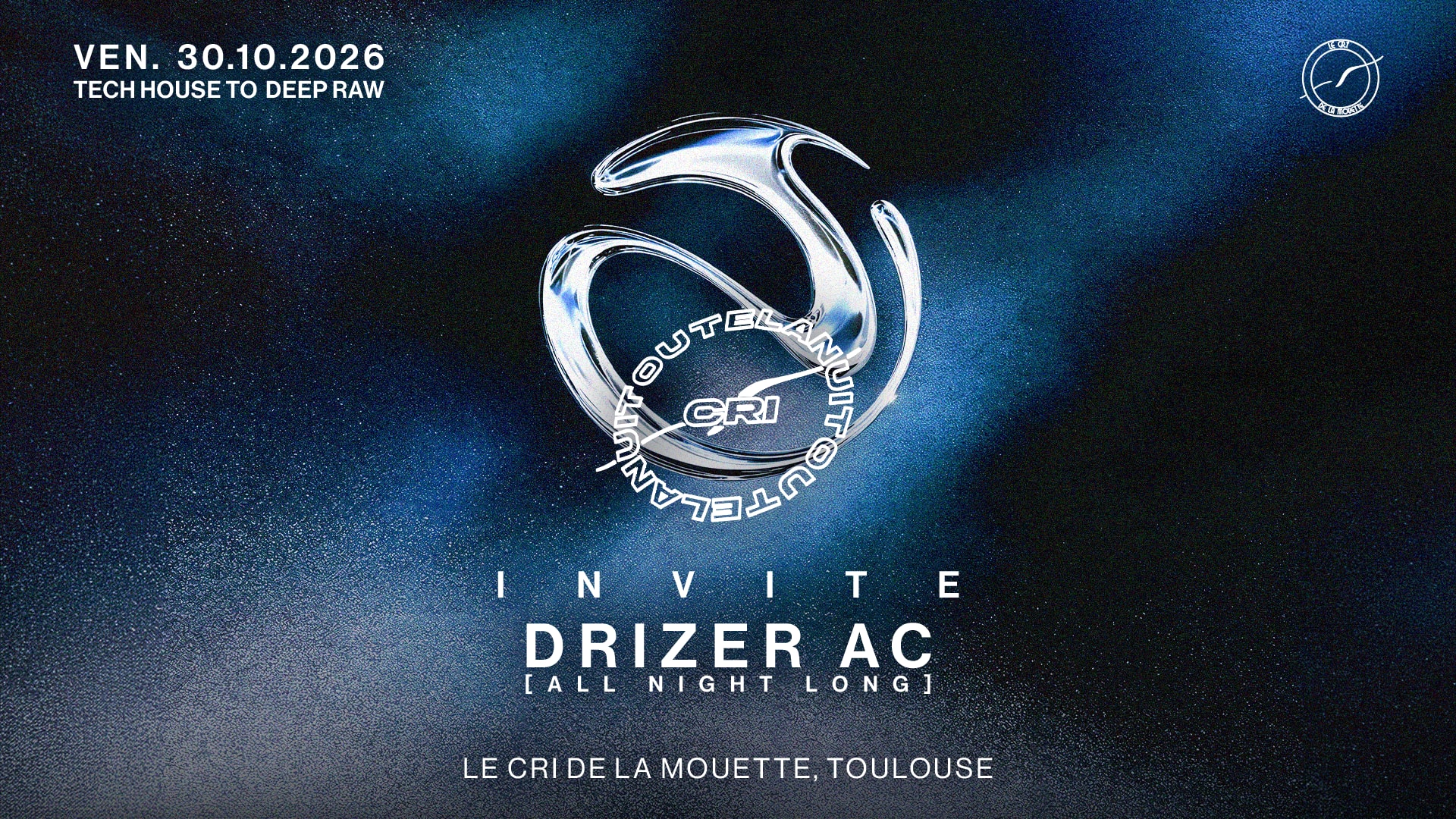 Cri Toute La Nuit Inv. Drizer Ac All Night (Techno & Deep) Cover